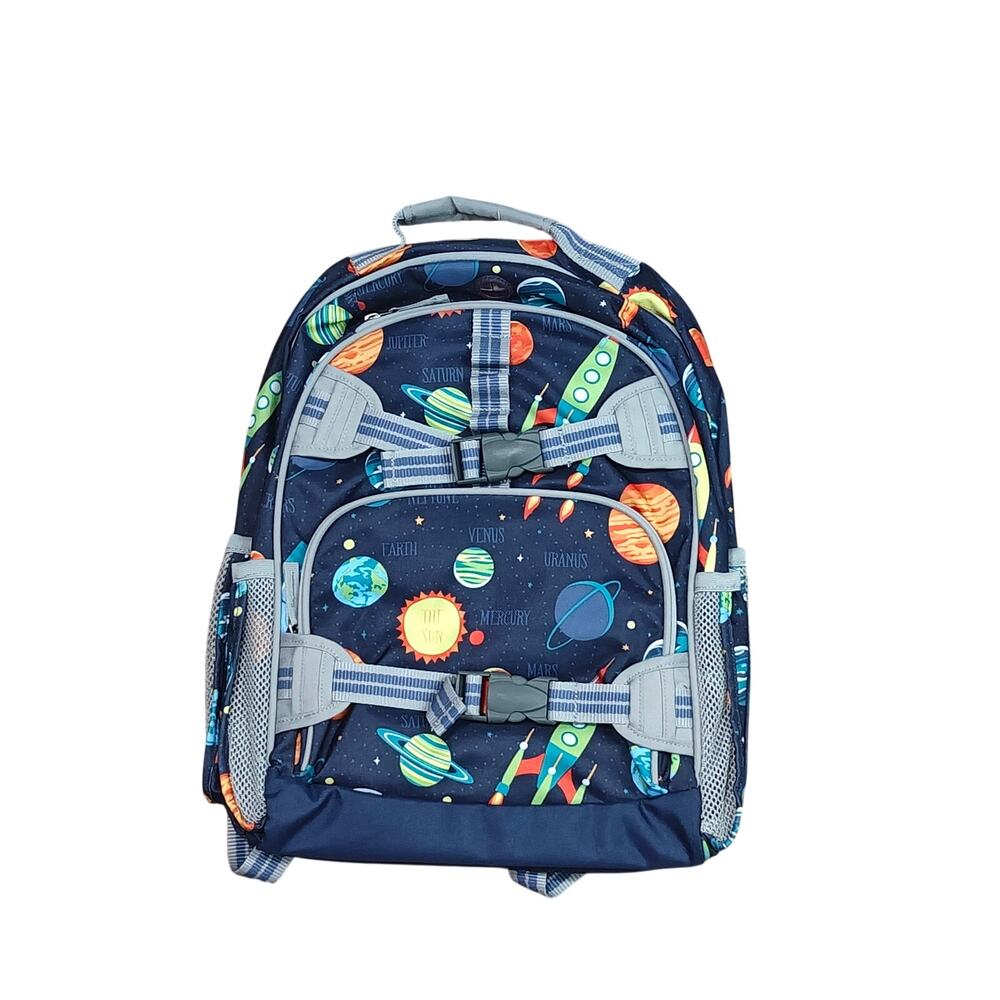 Pottery Barn Kids Navy Solar System Glow In Dark Large Mackenzie Backpack #5003